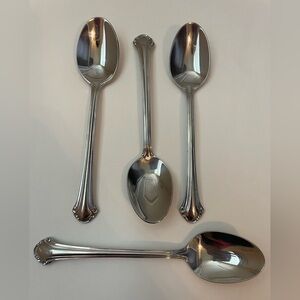 Pfaltzgraff Meridian Stainless Set Of 4 Tea Spoons